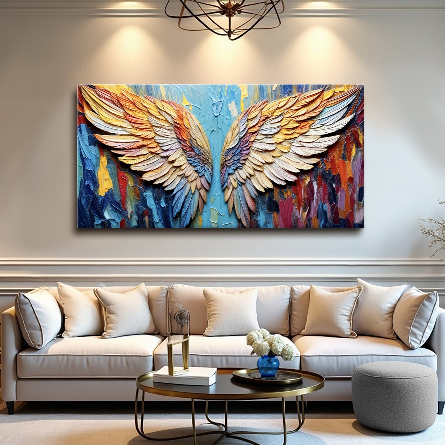 Wings of Hope Impasto Wall Art - Two & Gathered