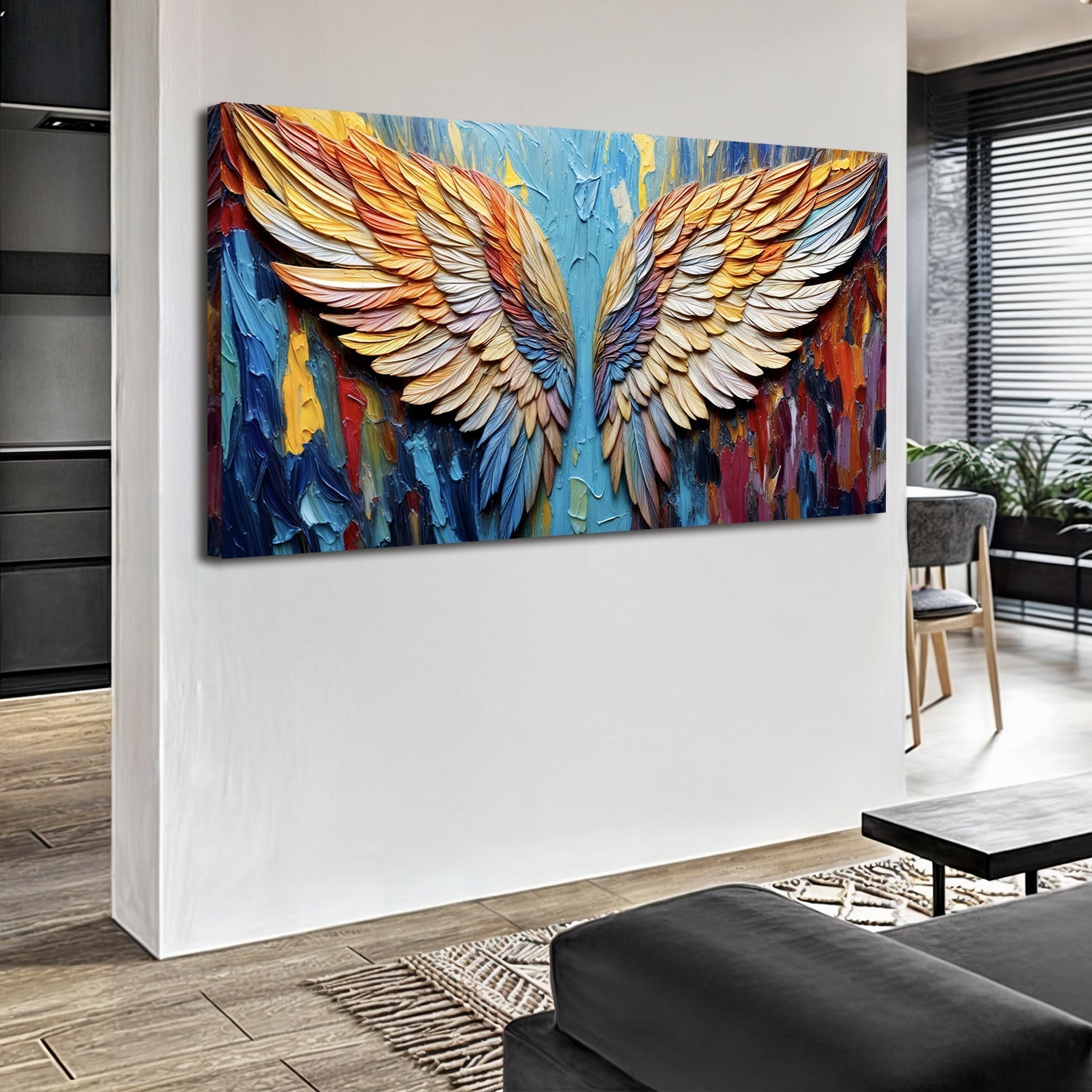 Wings of Hope Impasto Wall Art - Two & Gathered