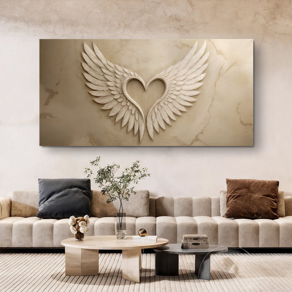 Wings Of Love Abstract Wall Art - Two & Gathered