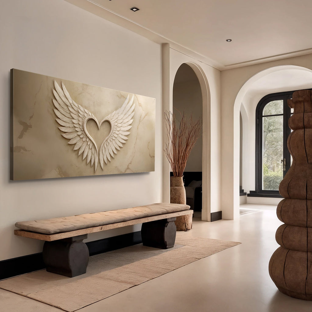 Wings Of Love Abstract Wall Art - Two & Gathered