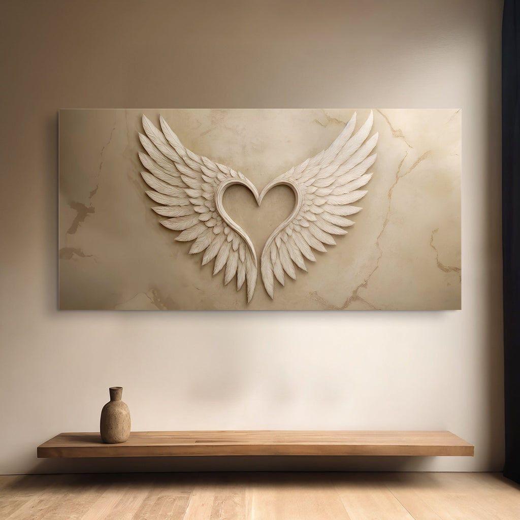 Wings Of Love Abstract Wall Art - Two & Gathered