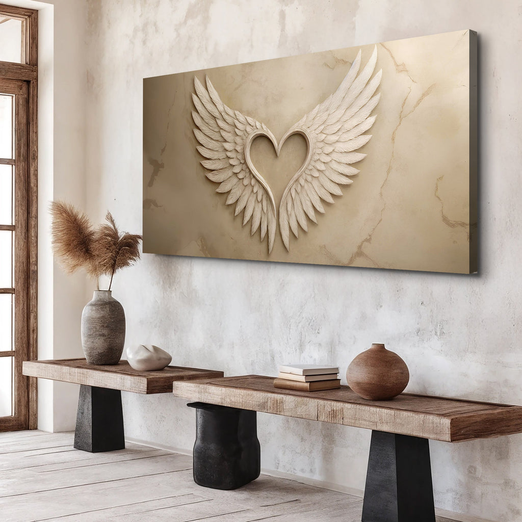 Wings Of Love Abstract Wall Art - Two & Gathered