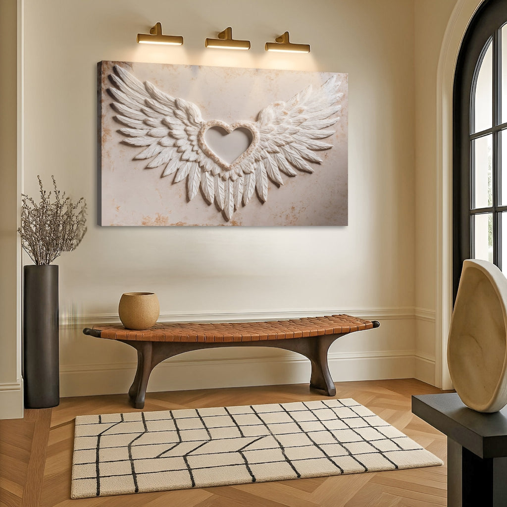 Wings of Love Abstract Wall Art II - Two & Gathered