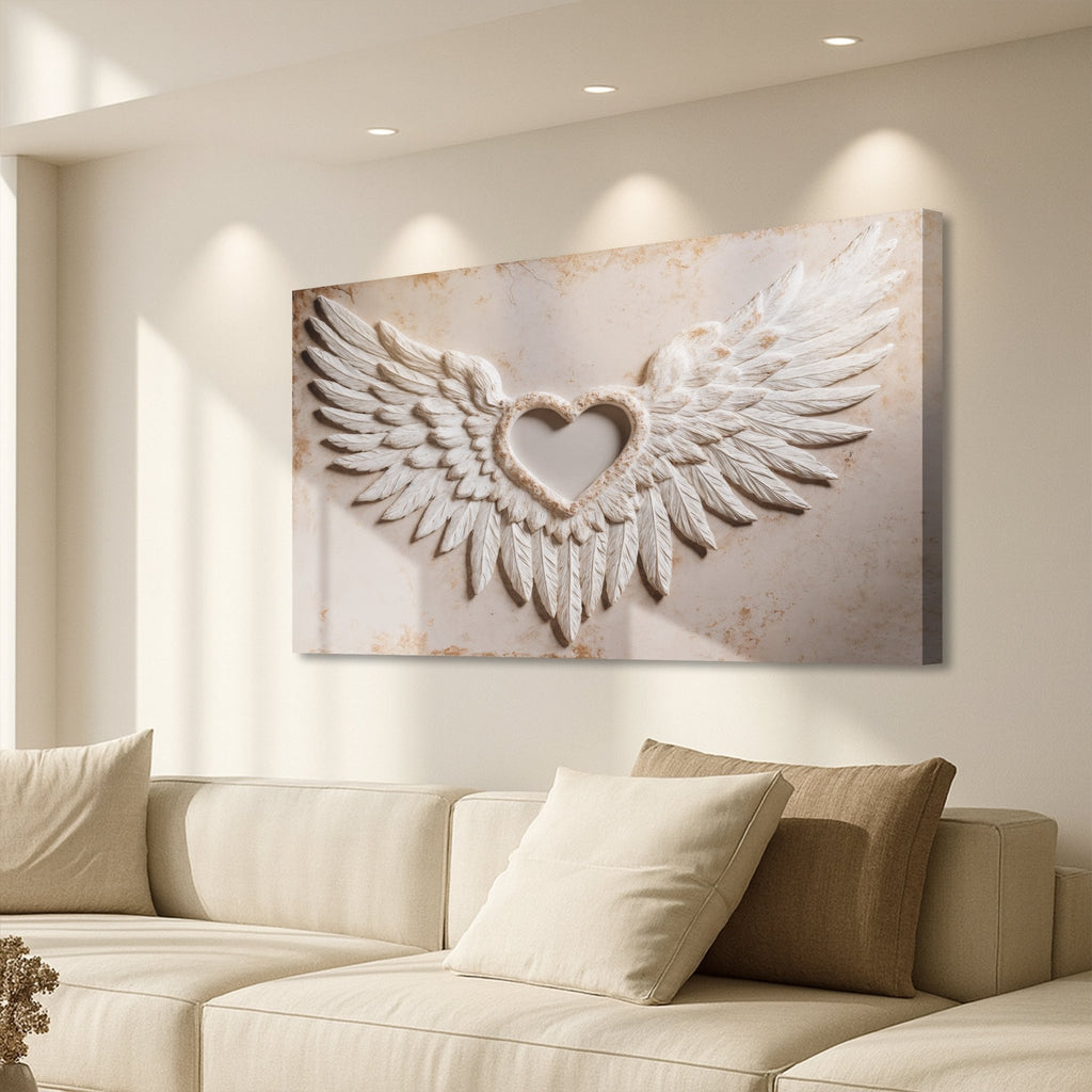 Wings of Love Abstract Wall Art II - Two & Gathered