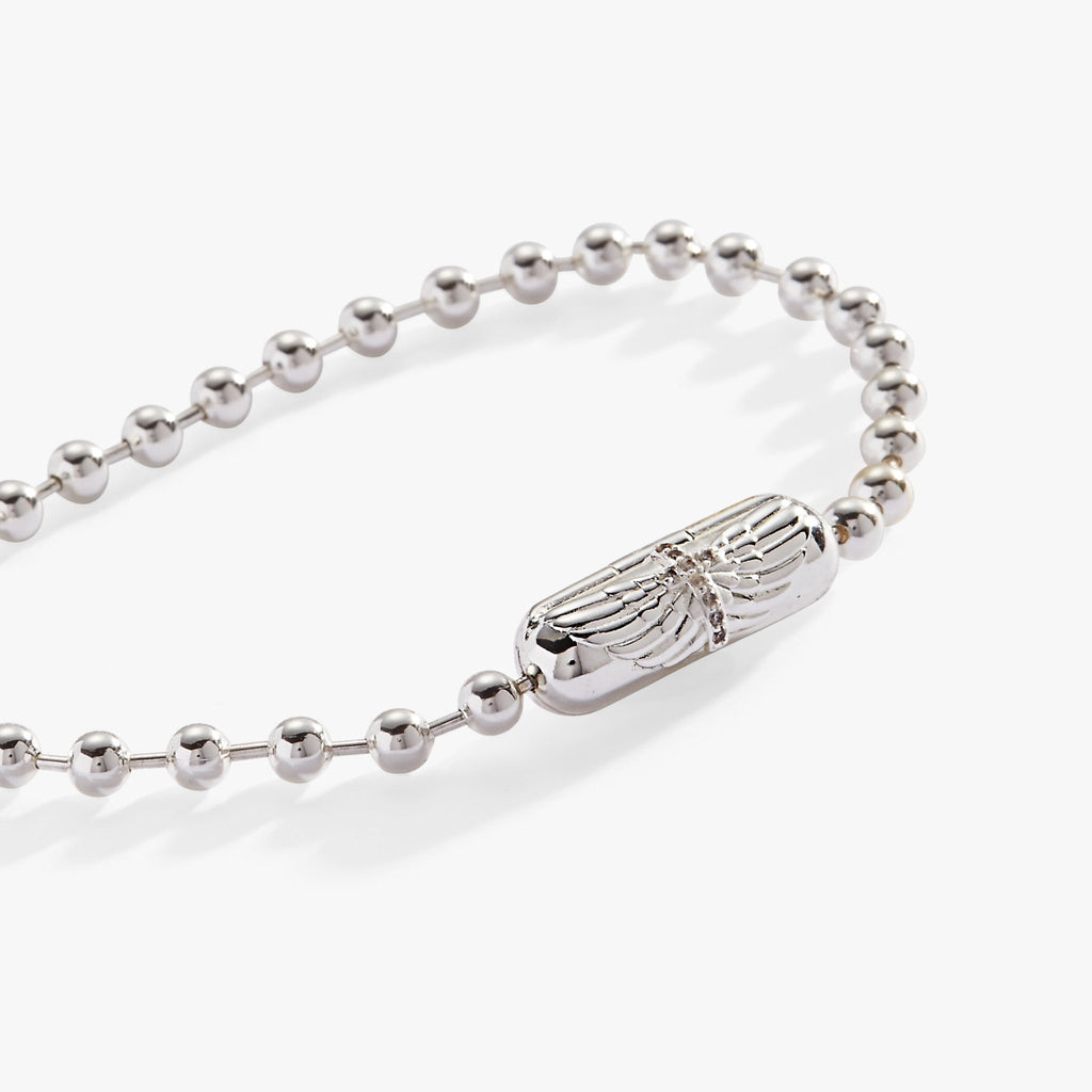Wings with Cross Barrel Closure Bracelet - Two & Gathered