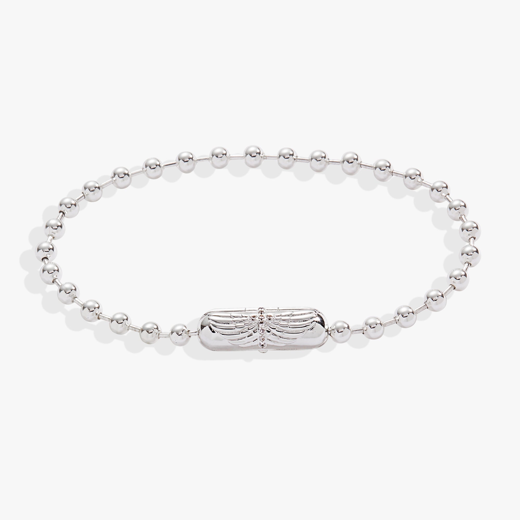 Wings with Cross Barrel Closure Bracelet - Two & Gathered