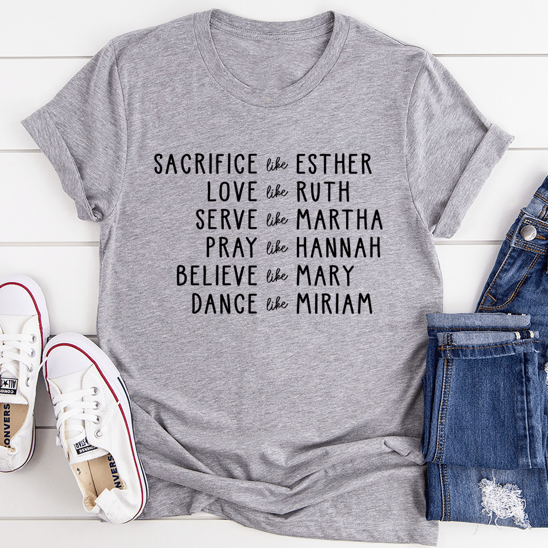 Women of the Bible T-Shirt - Two & Gathered