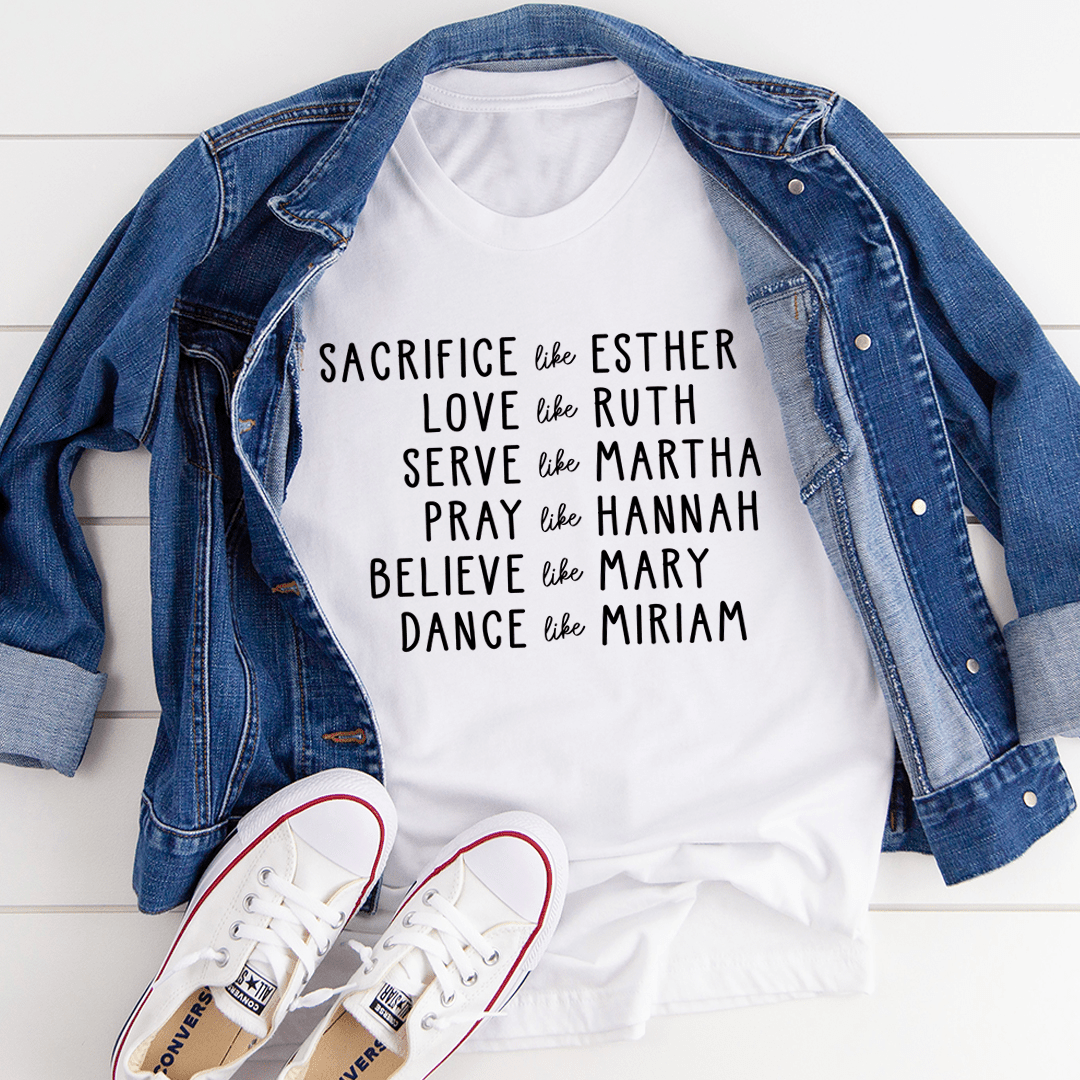 Women of the Bible T-Shirt - Two & Gathered