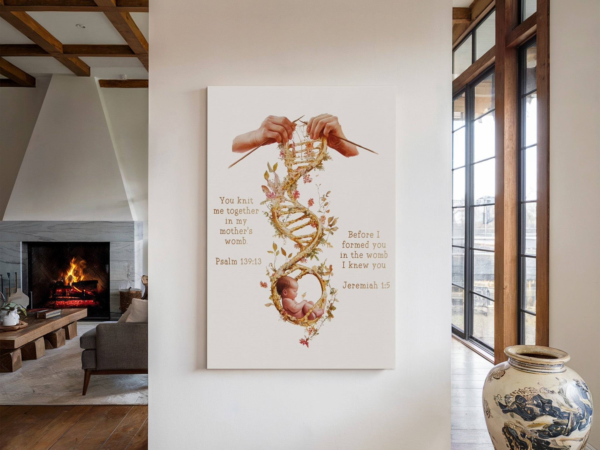 Wonderfully Made | Canvas Artwork - Two & Gathered