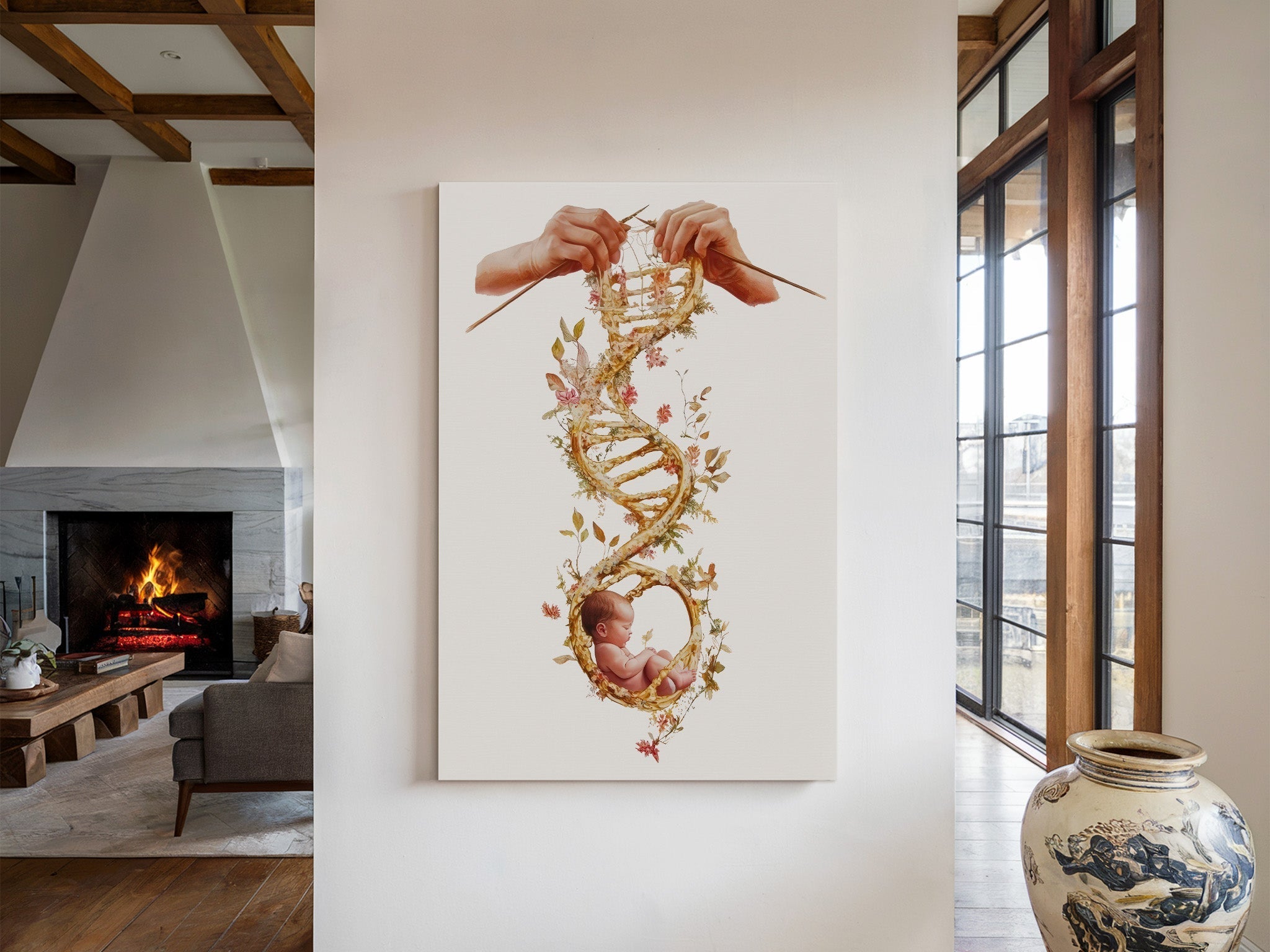 Wonderfully Made | Canvas Artwork - Two & Gathered