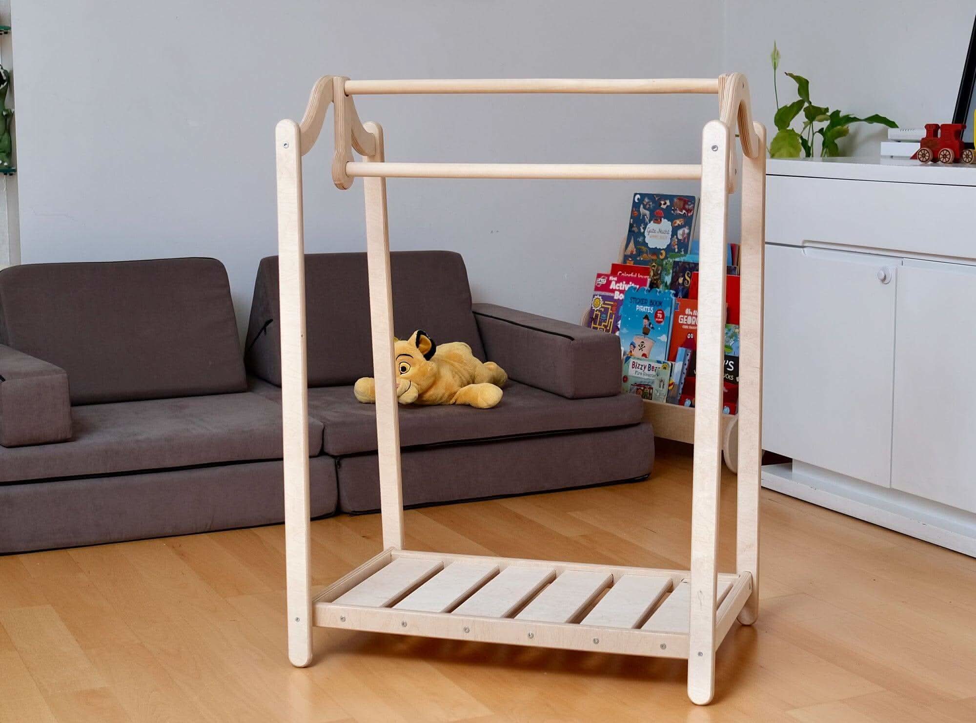 Wooden Kids Clothing Rack - Two & Gathered