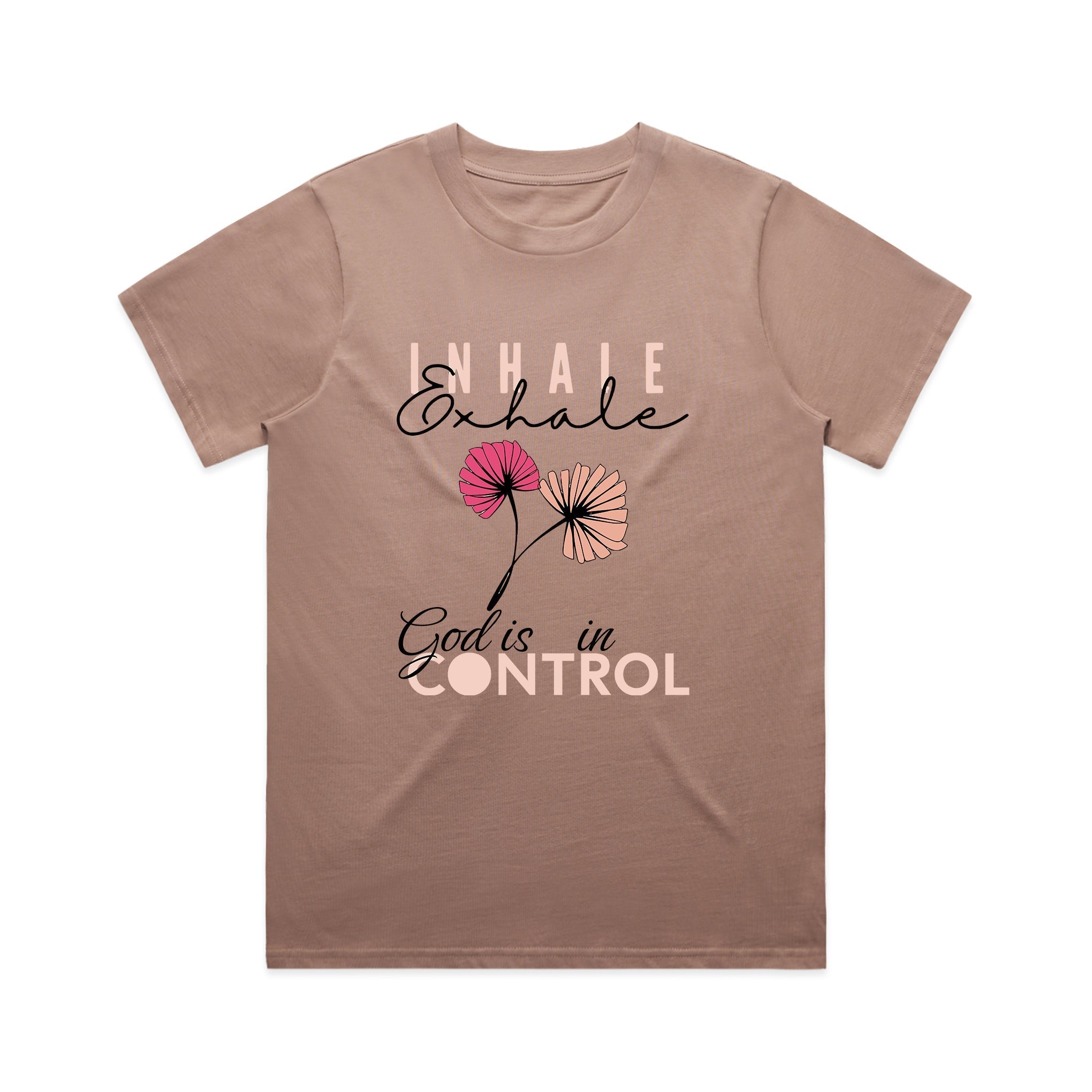 Wo's Classic Tee God is in control - Two & Gathered