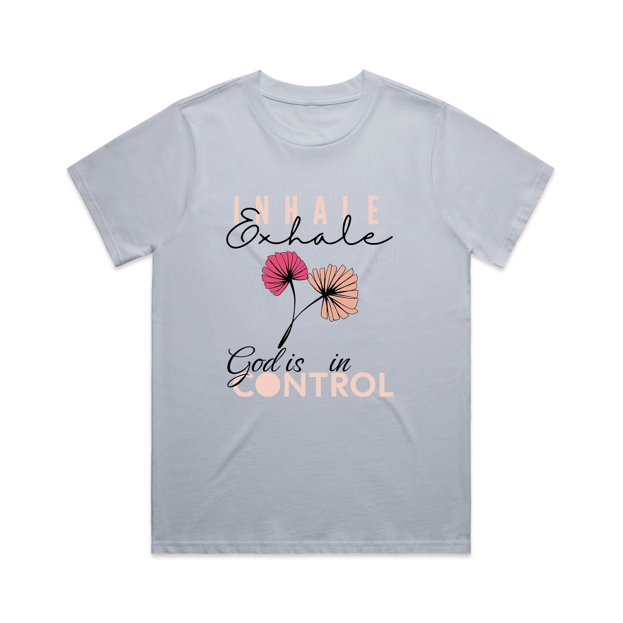 Wo's Classic Tee God is in control - Two & Gathered