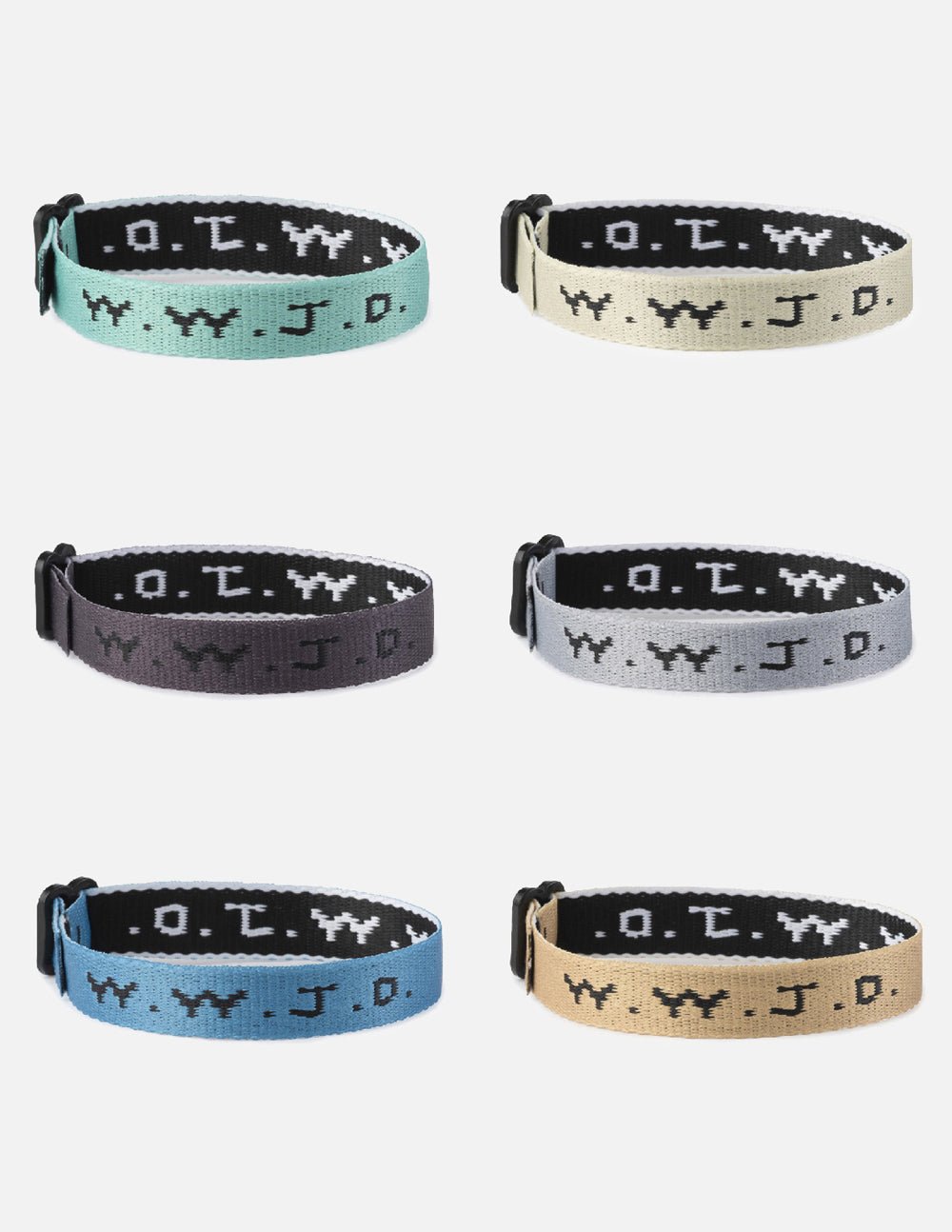 WWJD Surf Bracelet Pack - Two & Gathered