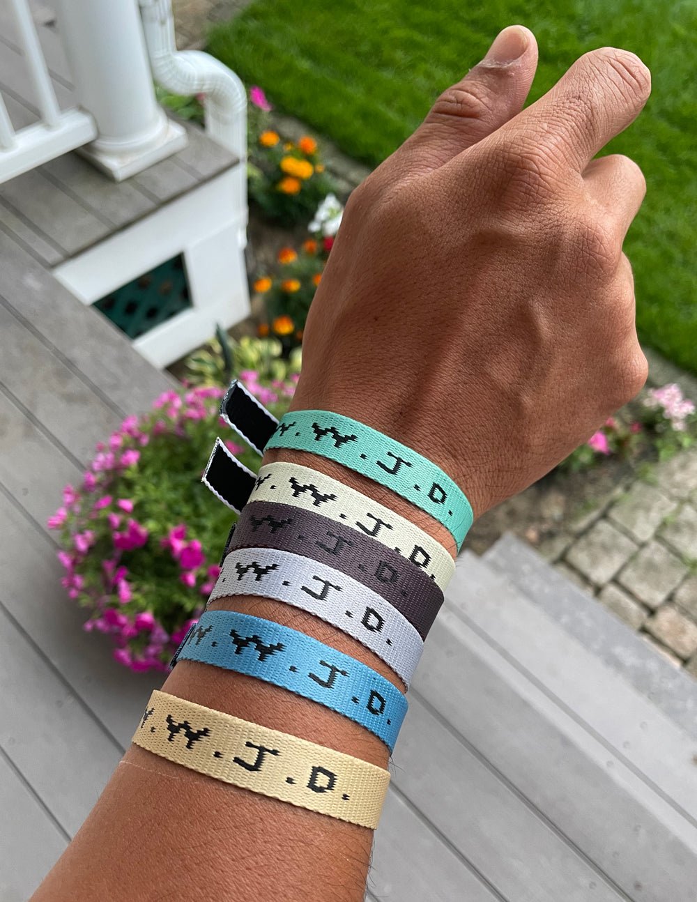 WWJD Surf Bracelet Pack - Two & Gathered