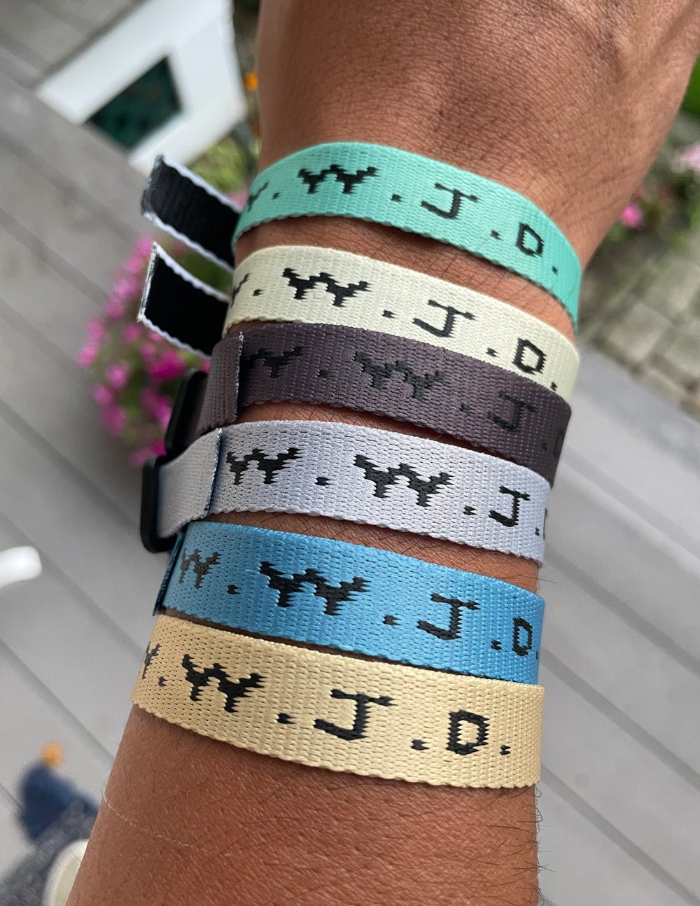WWJD Surf Bracelet Pack - Two & Gathered